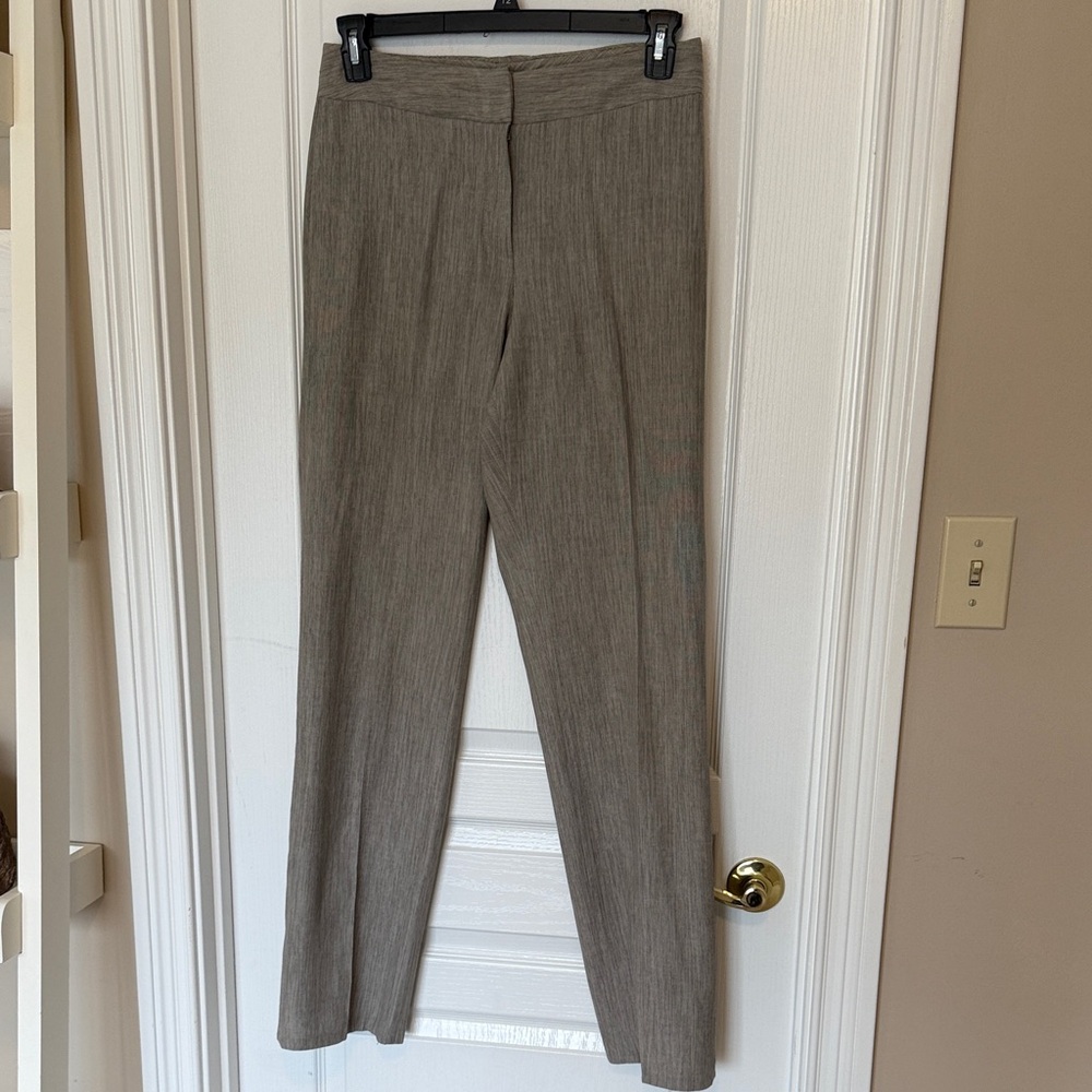 Women's Alex Marie Classic Light Gray Trouser Pants Size 8